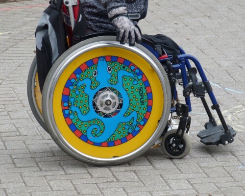 Colourful Wheelchair