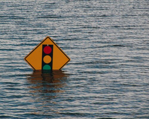 Flood Traffic Light Symbol